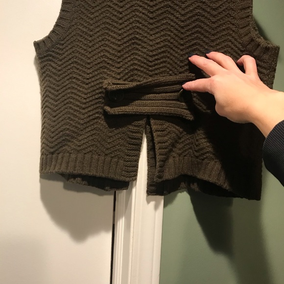 See by Chloe army green fall/winter sweater vest - Picture 8 of 17